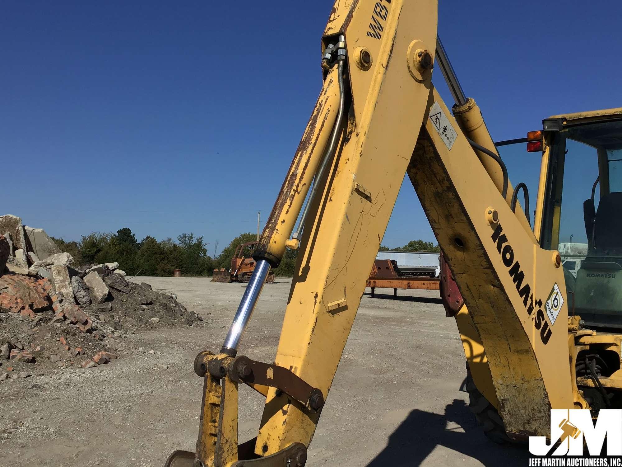 1999 KOMATSU WB140 UTILITY 4X4 LOADER BACKHOE SN: FK1 140F10279