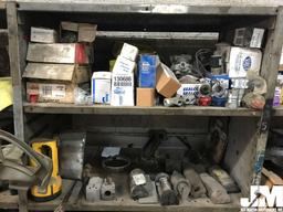 MISC TOOLS AND TRUCK PARTS, ***SHELVING NOT INCLUDED***