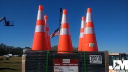 (UNUSED) 2020 QTY OF (250) HIGHWAY SAFETY CONES