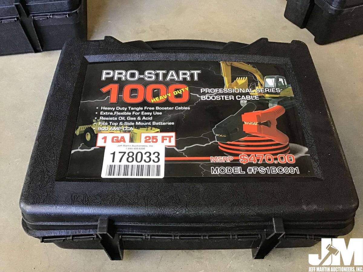 (UNUSED) PRO-START 1000 HEAVY DUTY (25') PROFESSIONAL SERIES BOOSTER CABLES,