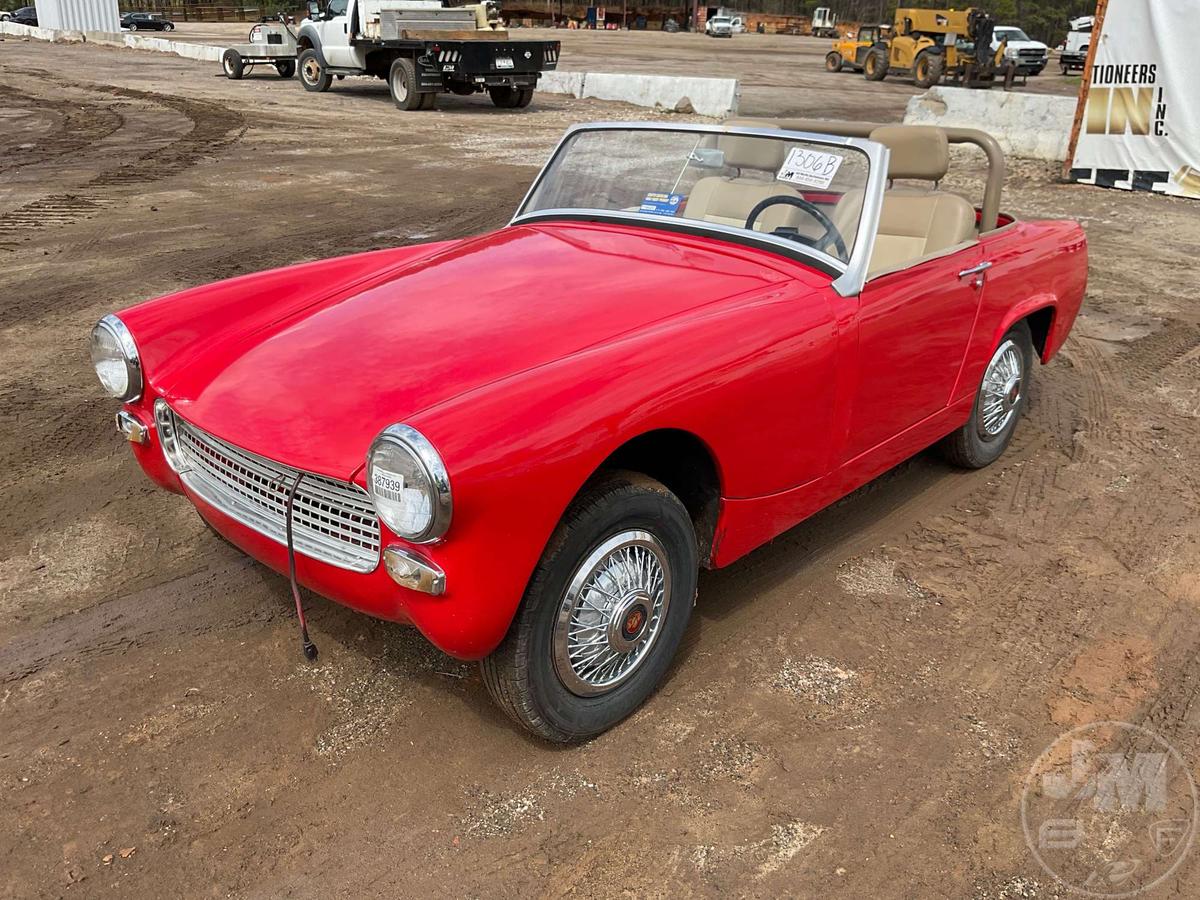 36 VOLTS, 1967 AUSTIN HEALEY BODY, ODOMETER READS: 81274