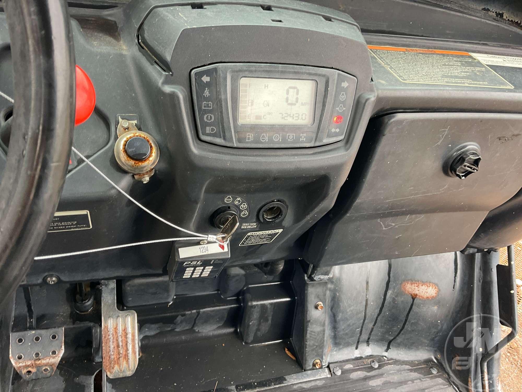 2019 KUBOTA RTV-X1140W-H SN: A5KD2GDBTKG031137