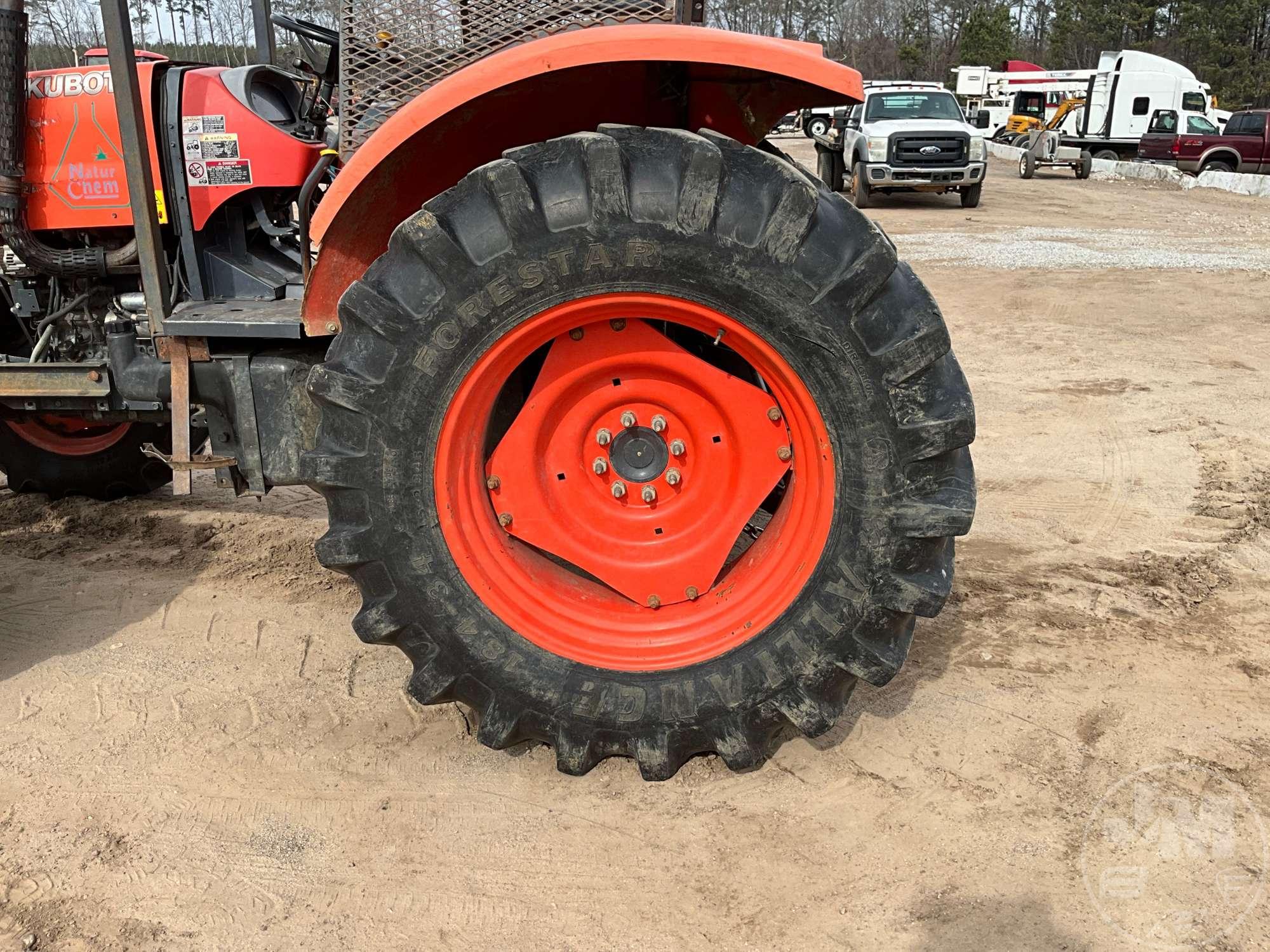 2014 KUBOTA M108S 4X4 TRACTOR SN: 77079