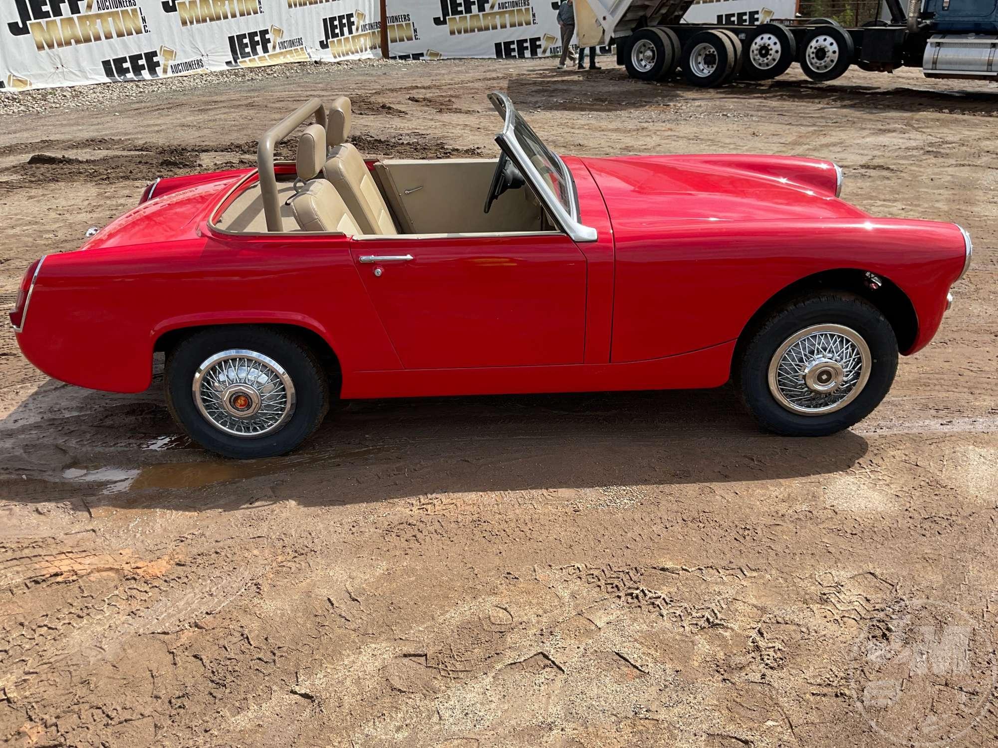 36 VOLTS, 1967 AUSTIN HEALEY BODY, ODOMETER READS: 81274