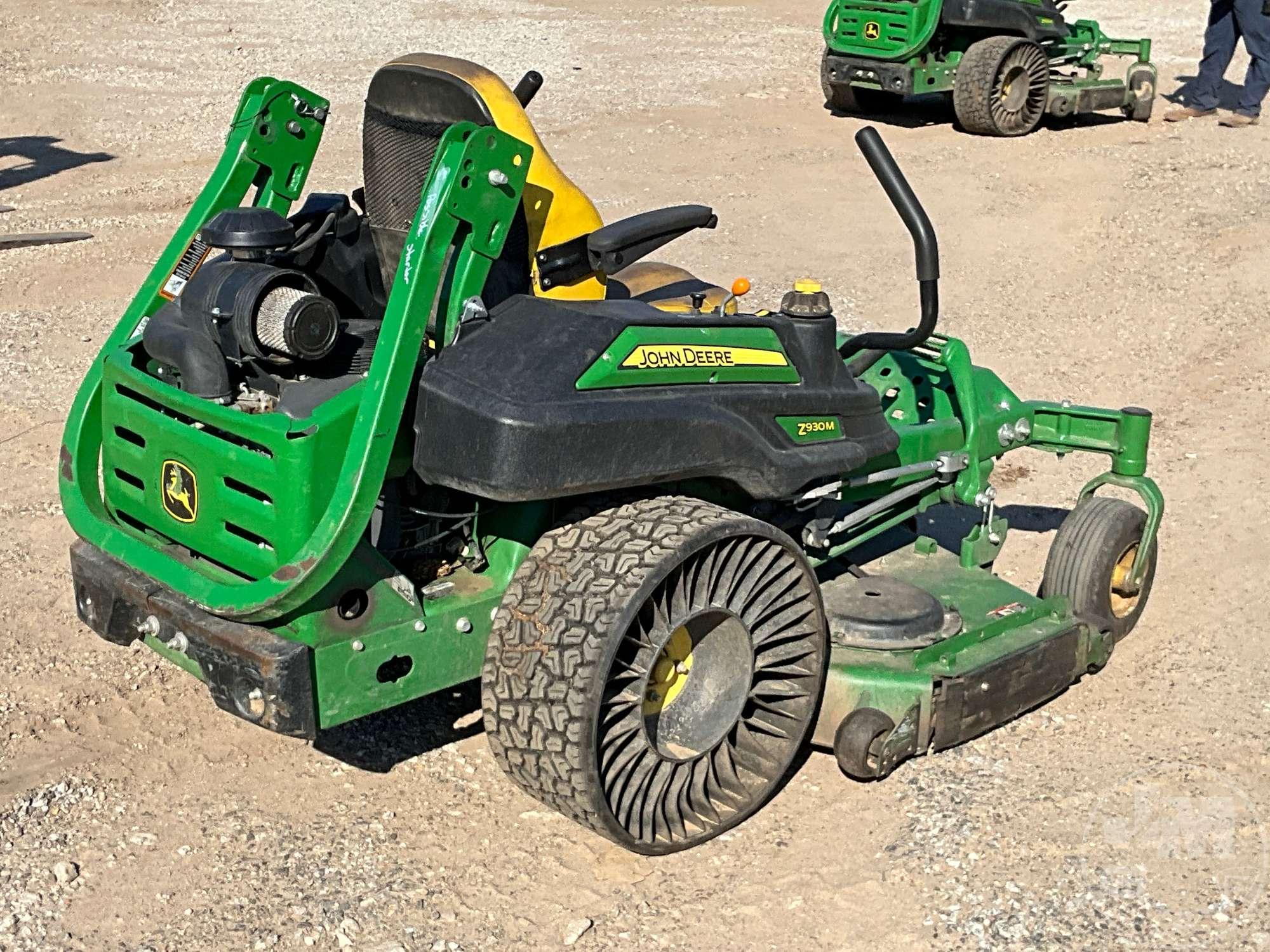 2020 JOHN DEERE Z930M SN: 1TC930MCCLT092530 ZERO TURN