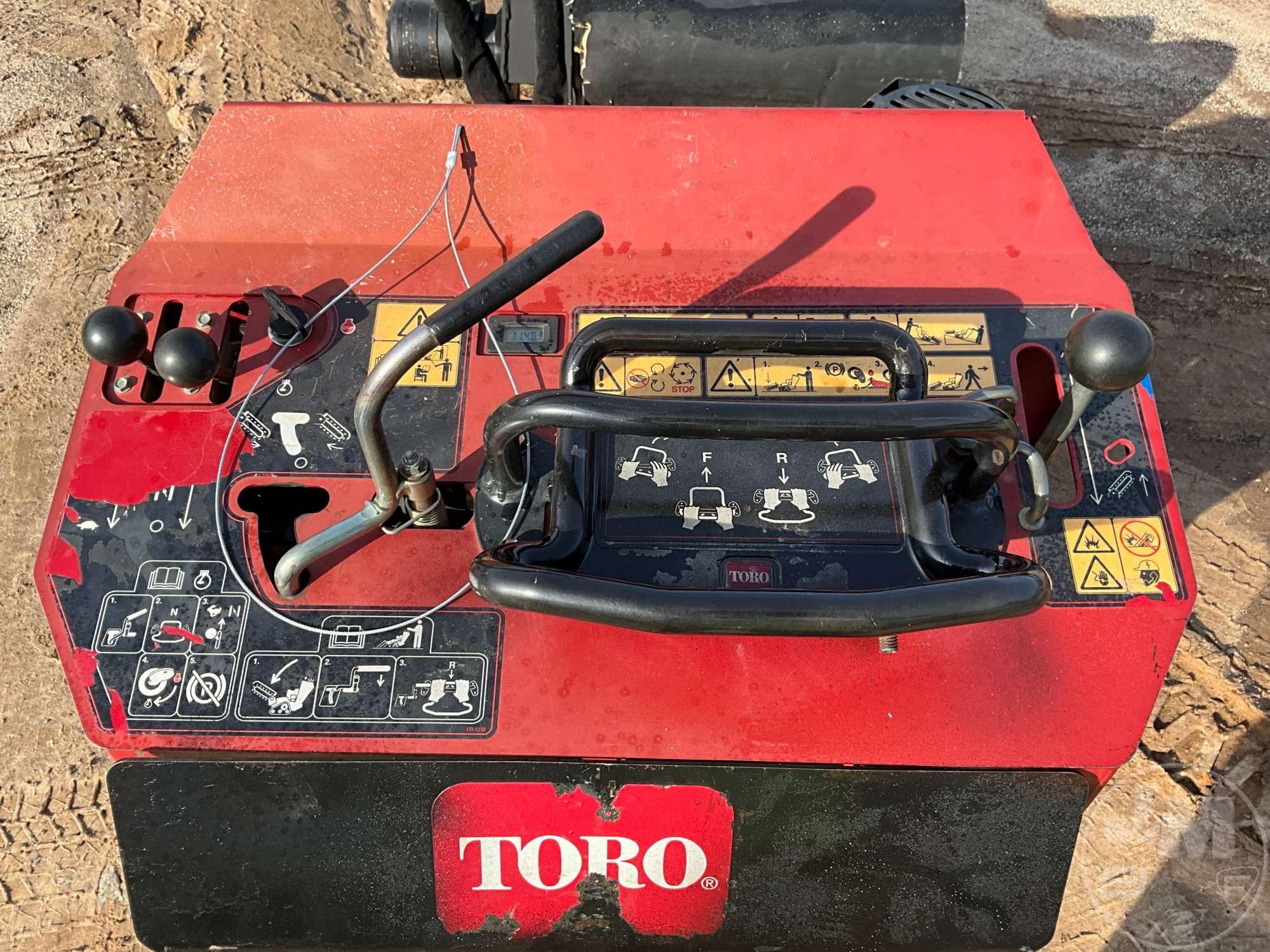 2000 TORO TRX 20 WALK BEHIND TRENCHER SN: 316000299