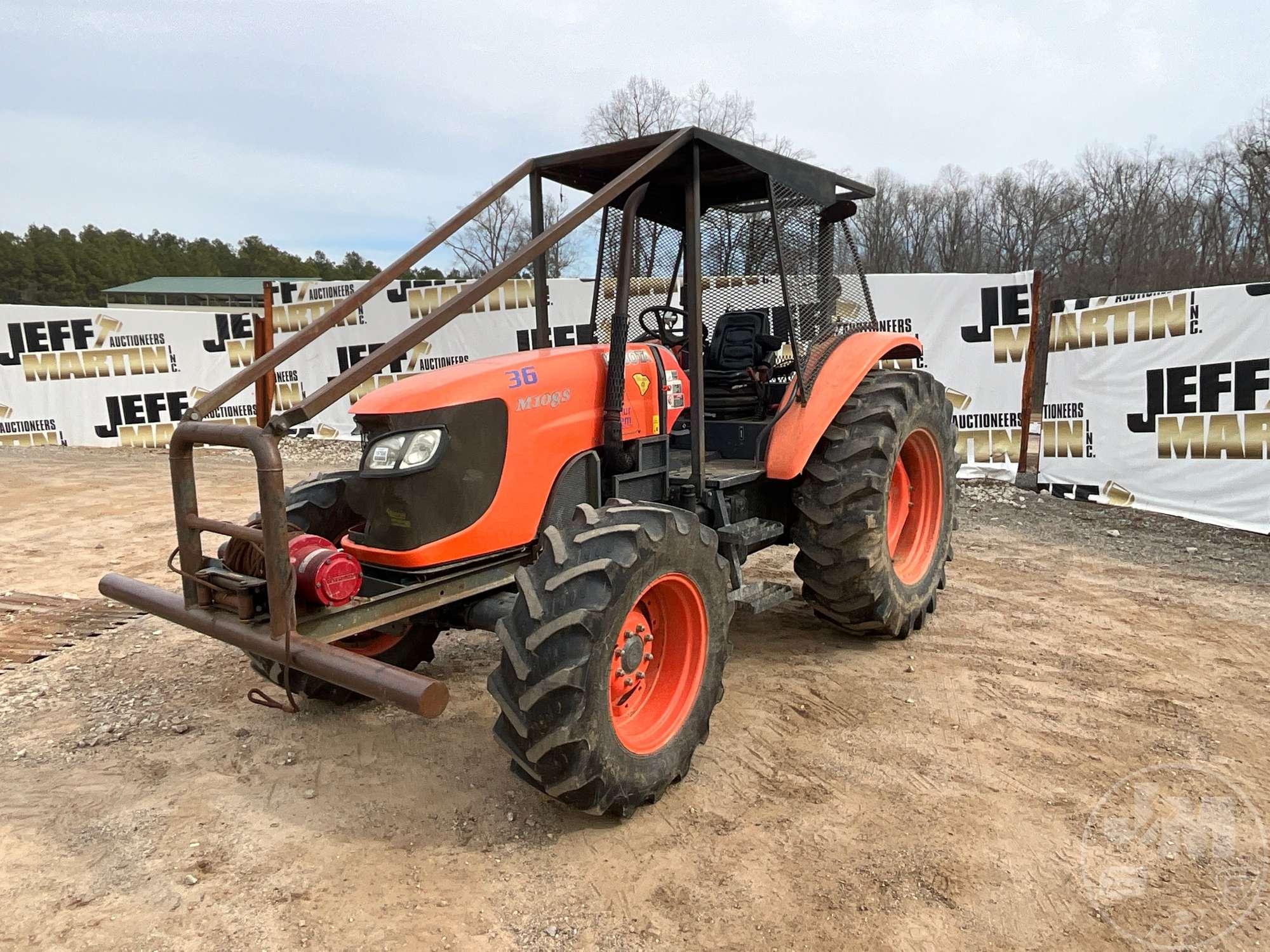 KUBOTA M108S 4X4 TRACTOR SN: 13356