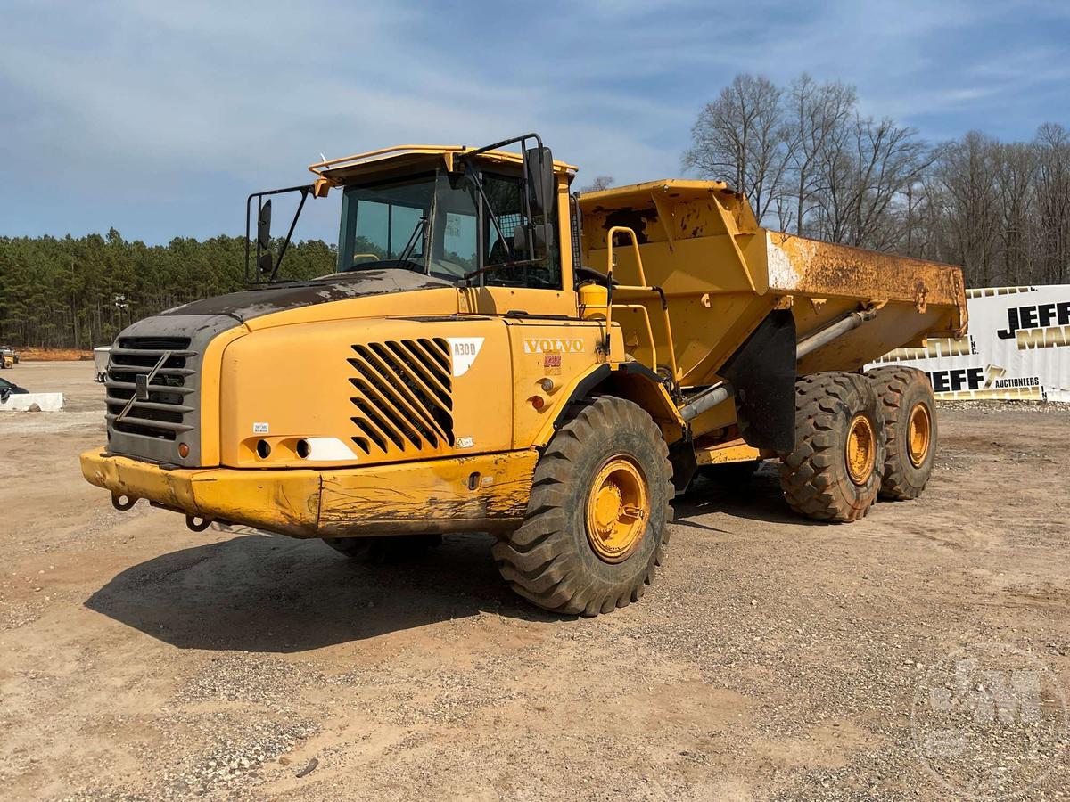 2005 VOLVO A30D ARTICULATED DUMP TRUCK SN: A30DV12676