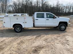 2018 CHEVROLET SILVERADO S/A UTILITY TRUCK VIN: 1GB4CYCG3JF120815