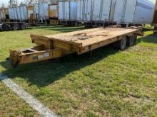 1998 BELSHE DT-255 TAG A LONG EQUIPMENT TRAILER 10 TON VIN: 16JF01821W1031341
