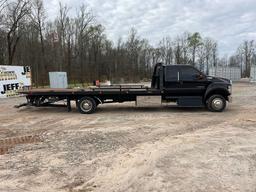 2017 FORD F-650 SINGLE AXLE ROLLBACK TRUCK VIN: 1FDNX6DC4HDB02944