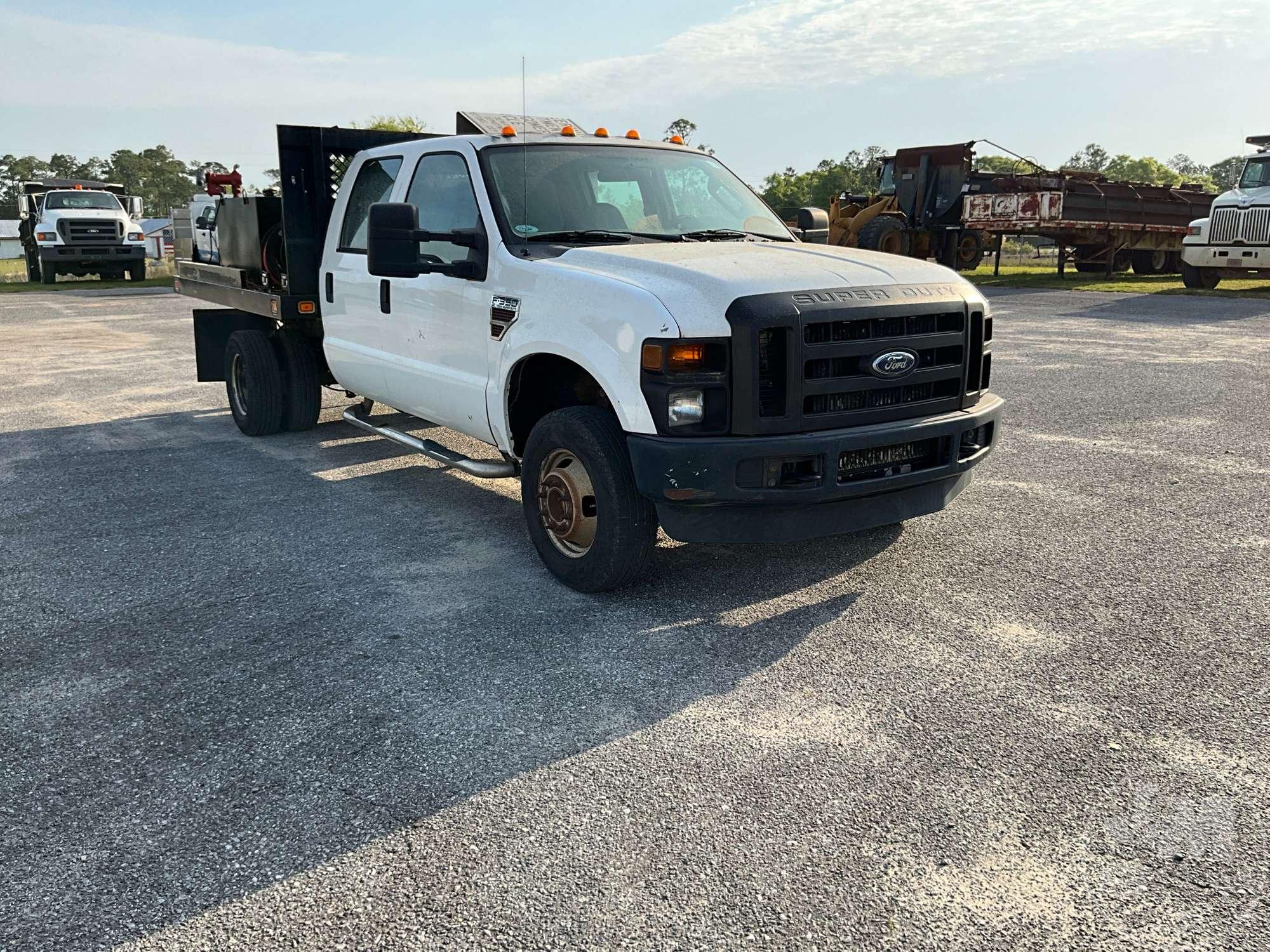 2008 FORD F-350 XL SUPER DUTY S/A UTILITY TRUCK VIN: 1FDWW37R88ED74994