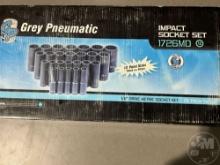 GREY PNEUMATIC 1726MD IMPACT SOCKET SET