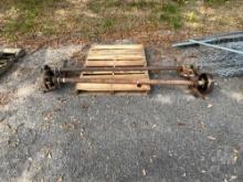 PALLET OF 2 PAIR OF AXLES