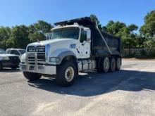 2011 MACK GU713 (GRANITE) TRI-AXLE DUMP TRUCK VIN: 1M2AX04C0BM009552