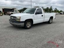 2004 CHEVROLET SILVERADO REGULAR CAB PICKUP VIN: 1GCEC14X44Z269954