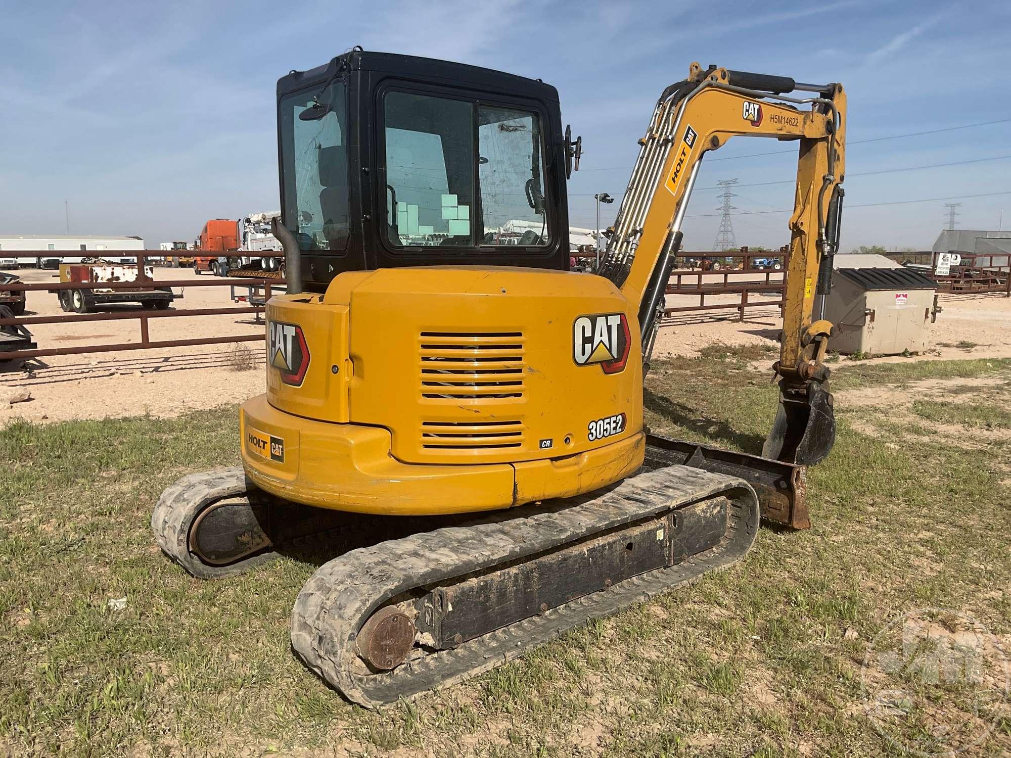 2021 CATERPILLAR 305E2 MINI EXCAVATOR SN: CAT0305EVH5M14622