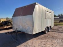 CUSTOMBUILT 16 FT T/A ENCLOSED TRAILER