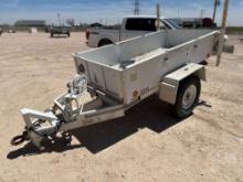 1963 GRIFFIN  8 FT S/A TAG A LONG DUMP TRAILER VIN: 15129