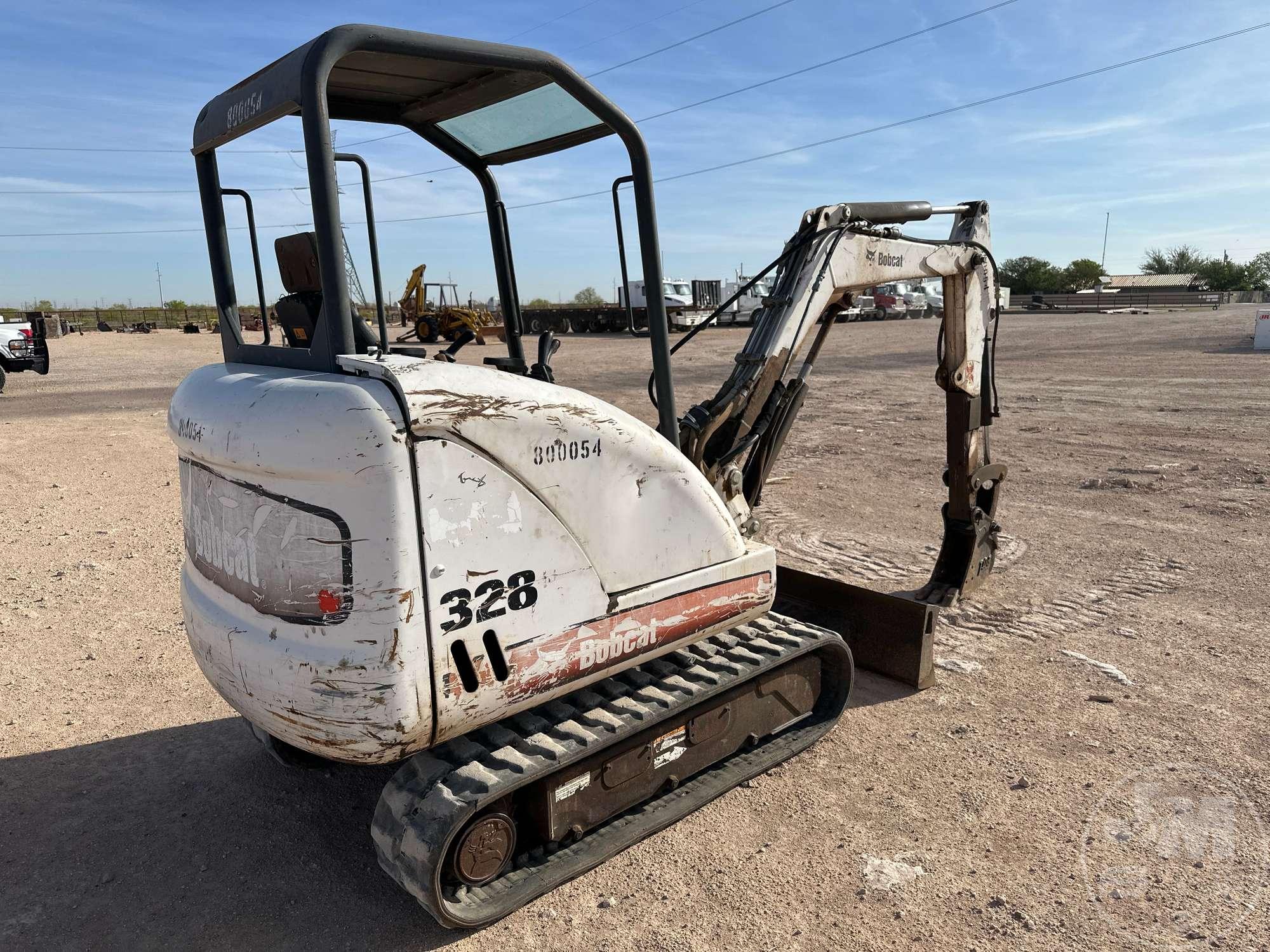 2006 BOBCAT 328G MINI EXCAVATOR SN: 234213807