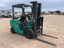 MITSUBISHI 25 CUSHION TIRE FORKLIFT SN: AF17D02997