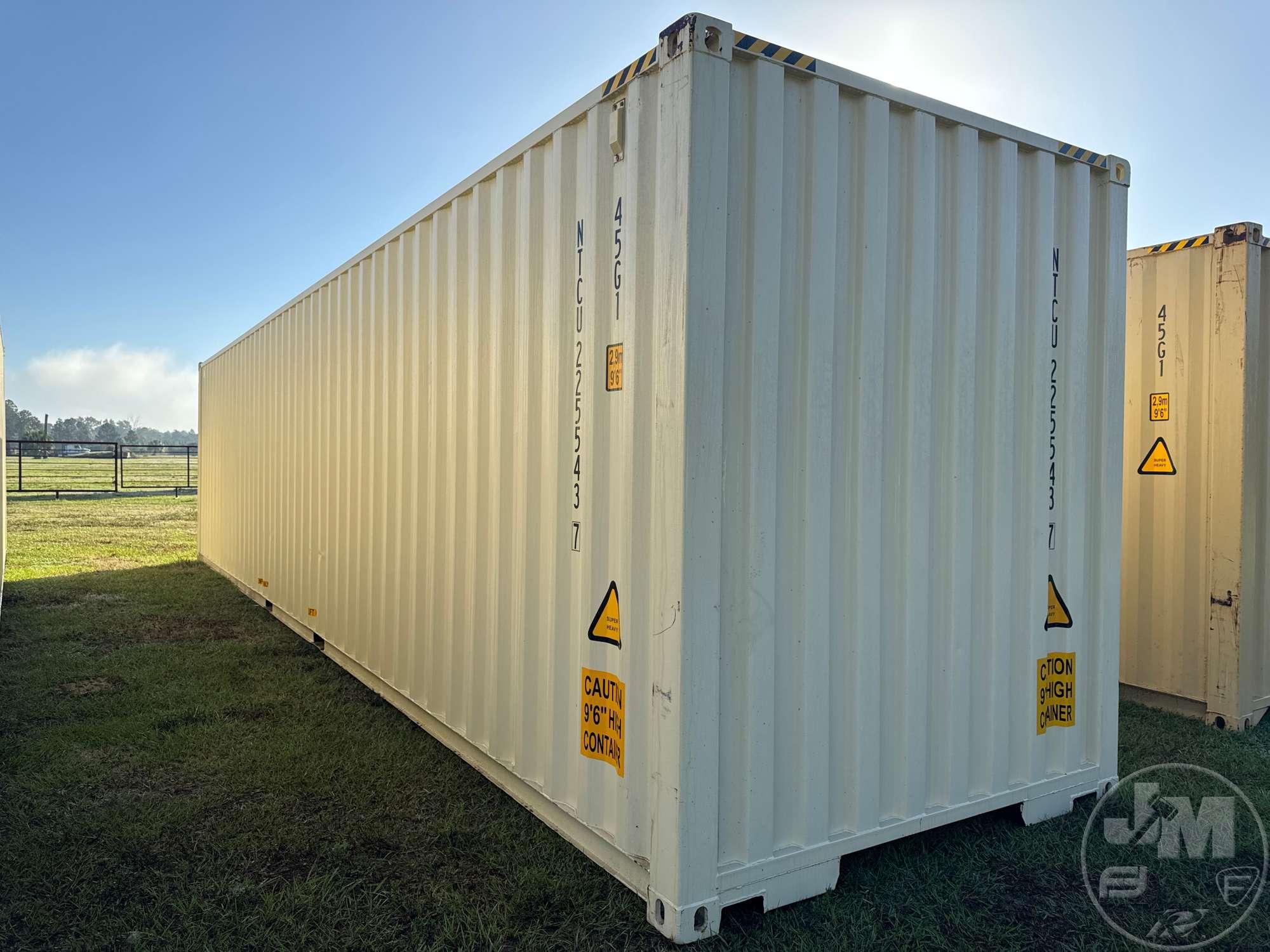2022 40' CONTAINER SN: NTCU2255437