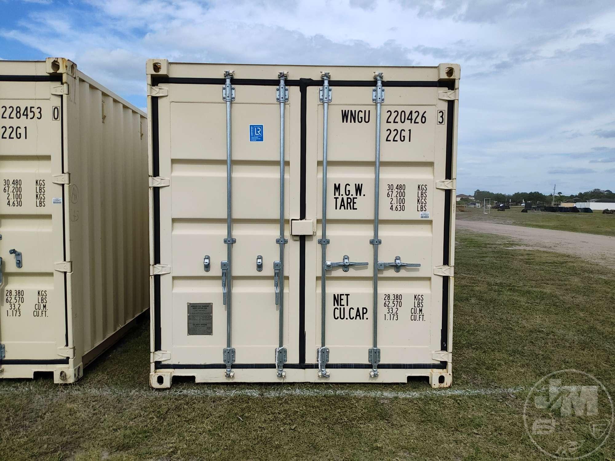 2022 WNG CONTAINER  20' CONTAINER SN: WNGU2204263