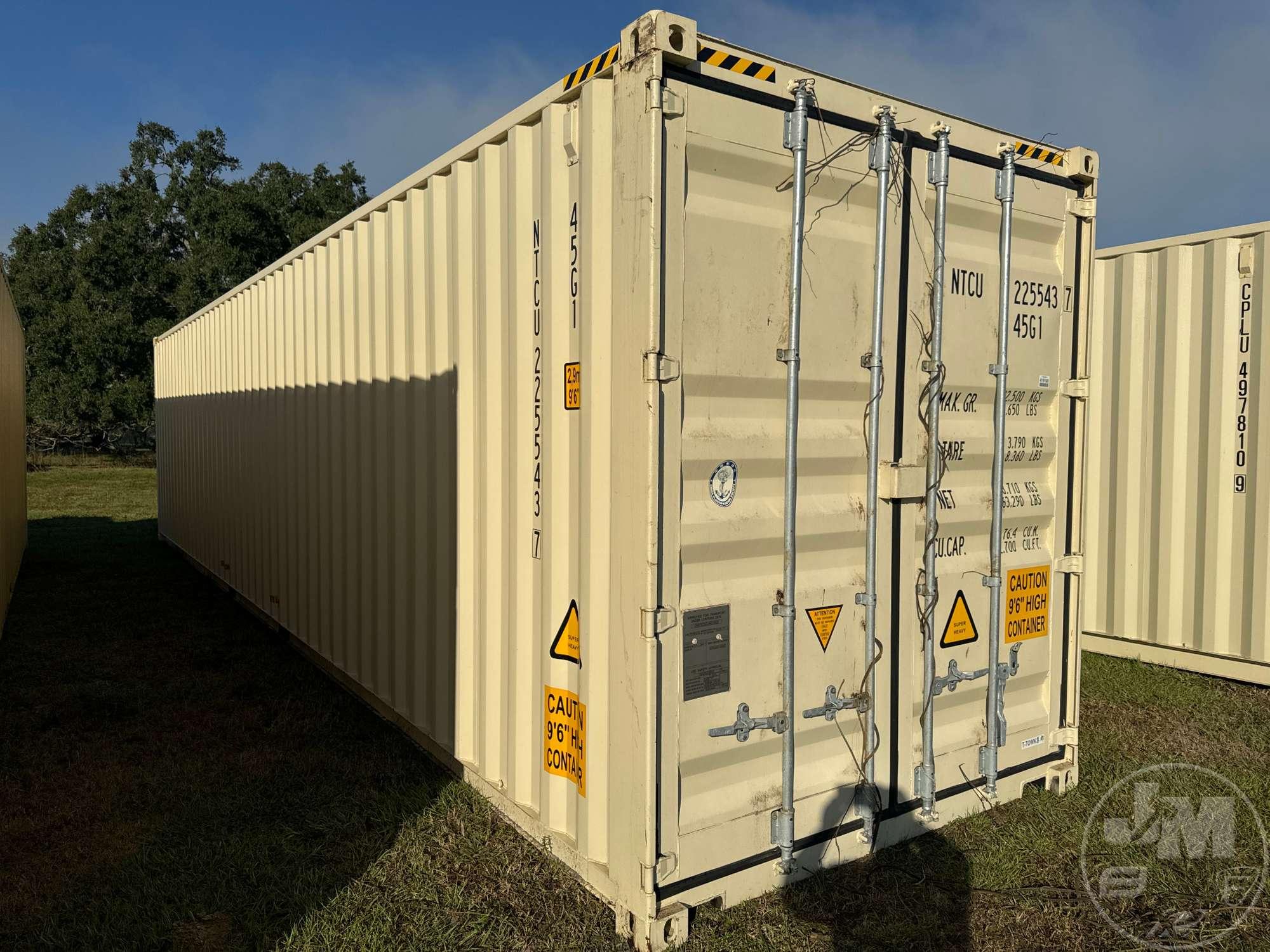 2022 40' CONTAINER SN: NTCU2255437