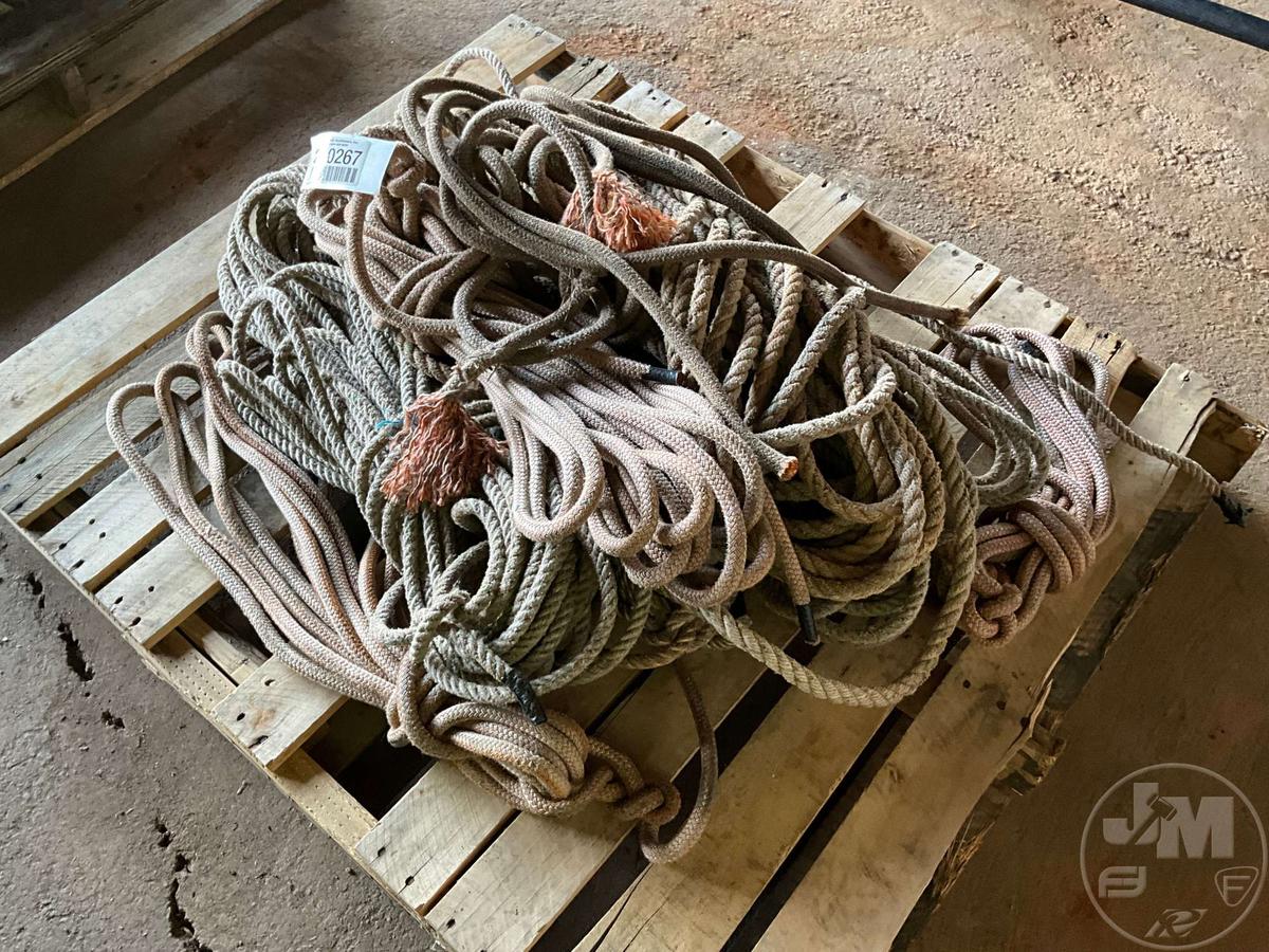 LOT OF MISC CLIMBING ROPE