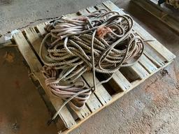 LOT OF MISC CLIMBING ROPE