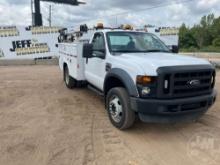 2009 FORD F550 S/A MECHANICS TRUCK VIN: FDAF56R49EA622017