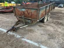 12'  STEEL  DUMP TRAILER