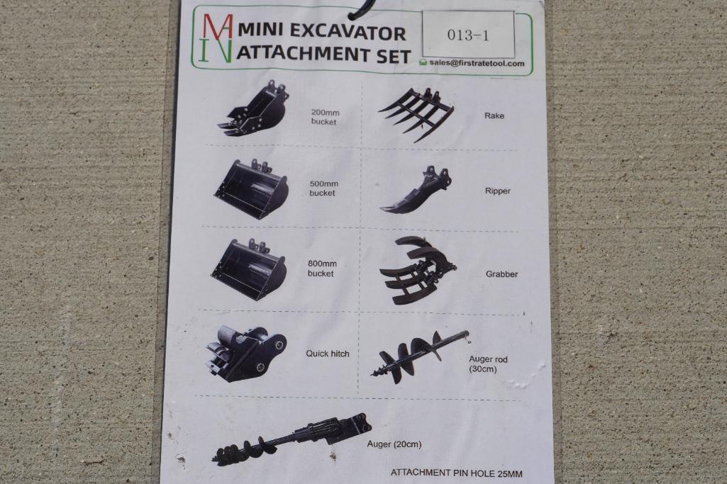 New 2024 MIVA Mini Excavator Attachment
