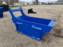 1 Yard Bedding / Stone Box Heavy Side with Skid Steer Mount