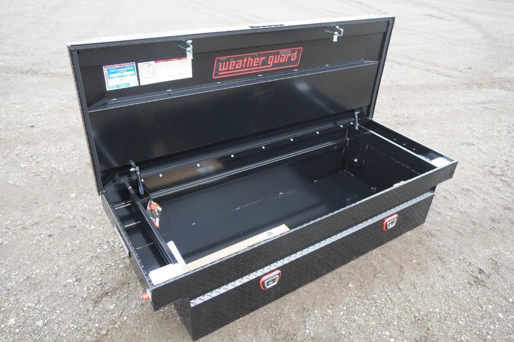 NEW WeatherGuard Black Diamond Plate Truck Box*