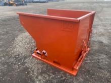 New 2 Cubic Yard Self Dumping Hopper with Fork Pockets