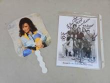 Member of the fan club? Loretta and, 1990S CAST -SAVED BY THE BELL SIGNED PHOTOGRAPH