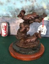 Bighorn Sheep Bronze "The Big Sky Country" by Geoffrey Smith # 5 of only 28