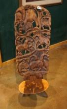 African Hand Carved Two Piece Chair made in Zimbabwe