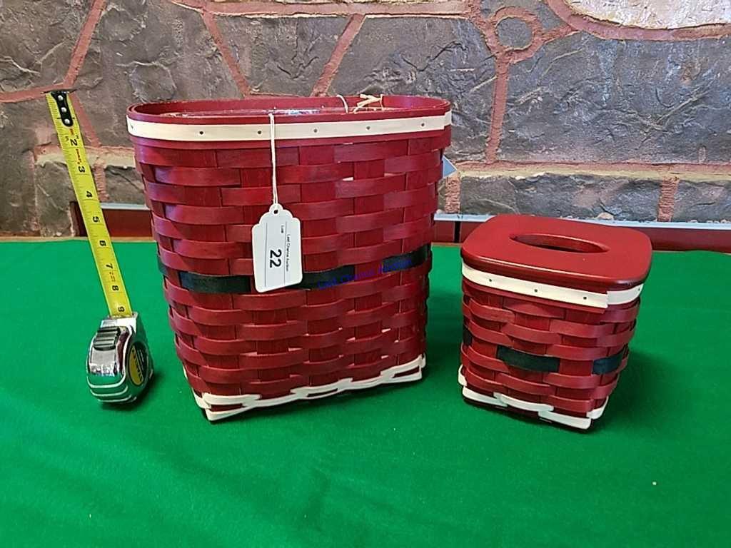 Longaberger Santa Belly Lot