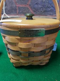 2 Longaberger Christmas baskets