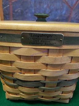 2 Longaberger Christmas baskets