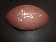 Tyreek Hill Miami Dolphins Autographed Wilson Football GA coa