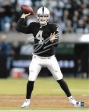 Derek Carr Las Vegas Raiders Autographed 8x10 Photo GA coa