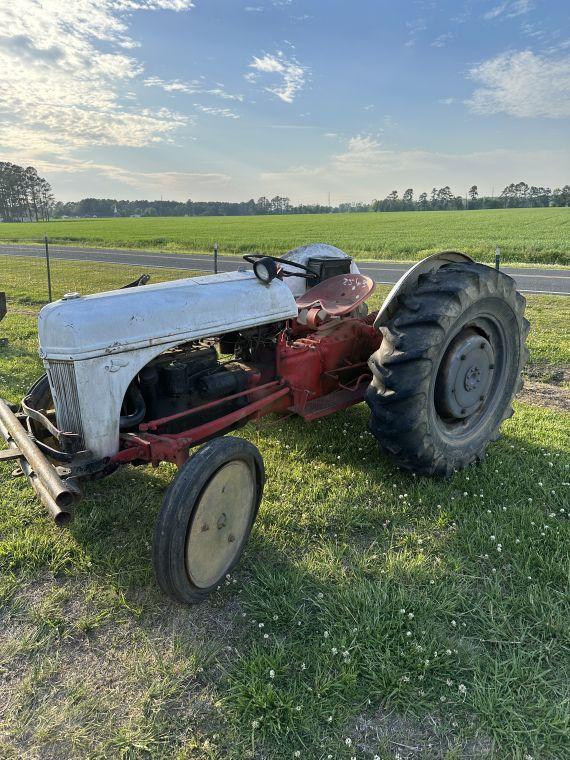 Ford 8N red belly tractor