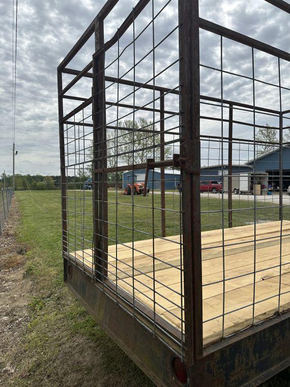 12ft bumper pull homemade livestock trailer