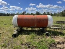 1,000 gallon nitrogen tank