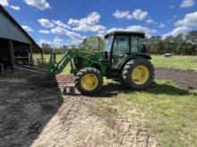 John Deere 5093E 4WD tractor & 553 loader