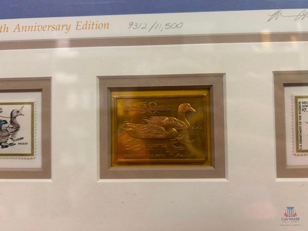 LOT CONSISTING OF 5 FEDERAL DUCK STAMP PRINTS