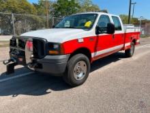 2005 Ford F-350 Fire Rescue Truck, VIN # 1FDWW31P95EB95804